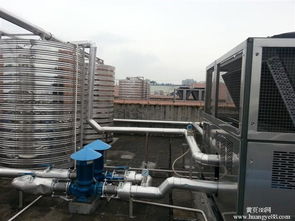 東莞酒店工廠溫泉中央熱水系統美的北方循環式機組rsj 200ms 540v報價
